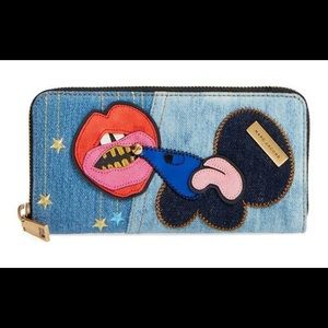 Marc Jacobs Julie Verhoven Denim Wallet WITH TAGS*